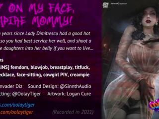 Teenager Dimitrescu - Sit on my face&comma; Vampire Mommy&excl; &lpar;18 EroAudio&rpar;