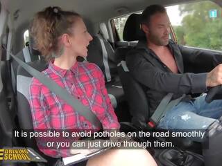 Fake driving school student buys instructor emilia argan | xhamster