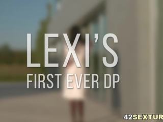 Lexy Layo's 1st Double Penetration, Free adult film clip 4f
