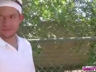 Много гладък тенис кучки получава положени