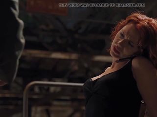 Scarlett johansson เท้า ถุงน่องแบบมีสายรัด ไนล่อน ดำ widow.