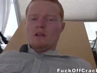 Ginger straighty barebacked by bbc kantor manager