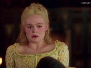 Elle fanning 該 extraordinary 性別 電影 場景 無 音樂 現場: 色情 c6
