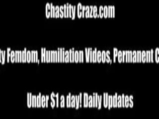您 将 从来没有 逃生 从 您的 chastity 设备: 高清晰度 x 额定 夹 01