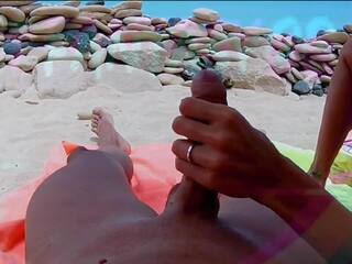 Pov 妻子 手淫 在 該 海灘: parking xxx 視頻 功績. hotfantasy08