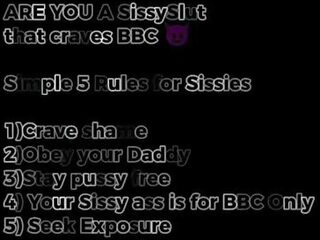 Sissyslut craves bbc