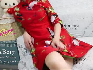 Ab017 น่ารักน่าหยิก ทรานส์ หนุ่ม ms dominate a ทาส และ สำเร็จความใคร่ ใน ของเขา ปาก