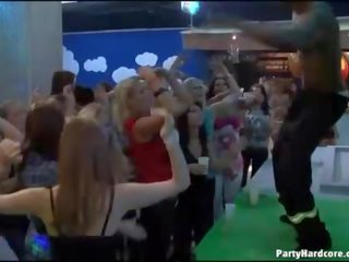 Leaking pussy on the dance floor