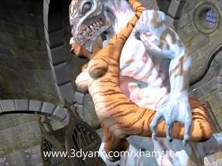 กลับ alley ทรีดี เซ็กส์ระหว่างคนต่างสีผิว แก็งค์เอาผู้หญิง และ บาง furry ร่วมเพศ