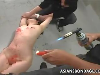 亚洲人 幻想 女人 有 一 waxing 和 拍击 奴役，支配，虐待狂，受虐狂 会议