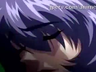 Sweet goddess anime girl is destroyed without mercy in her ass