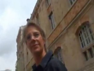 Sophie, franceze i rritur dzhep në çorape të gjata