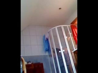Sedusive goddess į dušas - paslėptas kamera vujaristas - neskustas