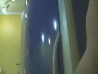 Swell חתיכה נתפס מִשְׁתַנֶה ב tanning חדר